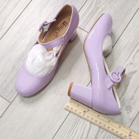 (16-3515) IDIFU Mary Jane Shoes Low Block Heels Closed Round Toe Sz 5 - Picture 5 of 13